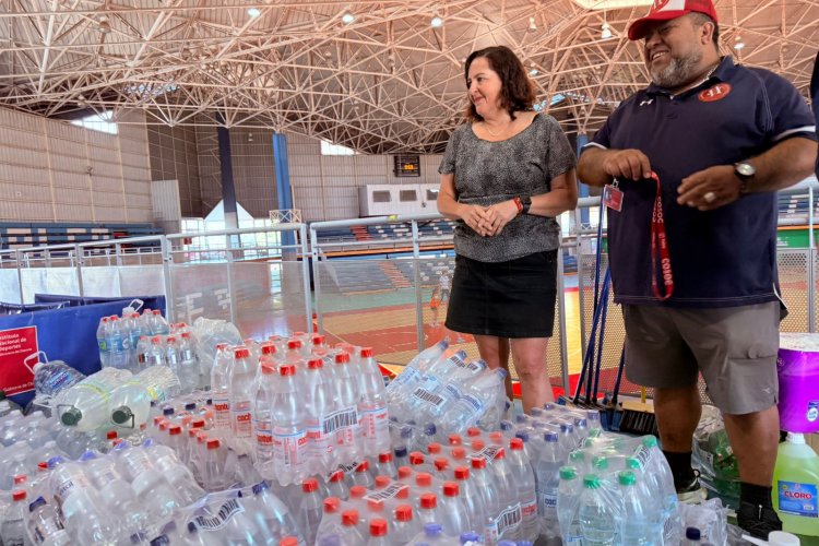 Campaña municipal “Talca ayuda a Tomé” culmina con 10 toneladas de ayuda recolectada que irá a la zona afectada
