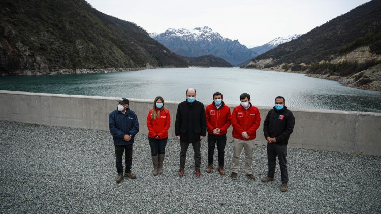 Ministro del MOP visita el embalse Ancoa y reconoce grave impacto de la sequía