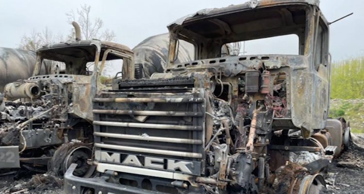 No hay pistas del o los supuestos autores del incendio intencional que afectó a la Planta de Áridos Bullileo