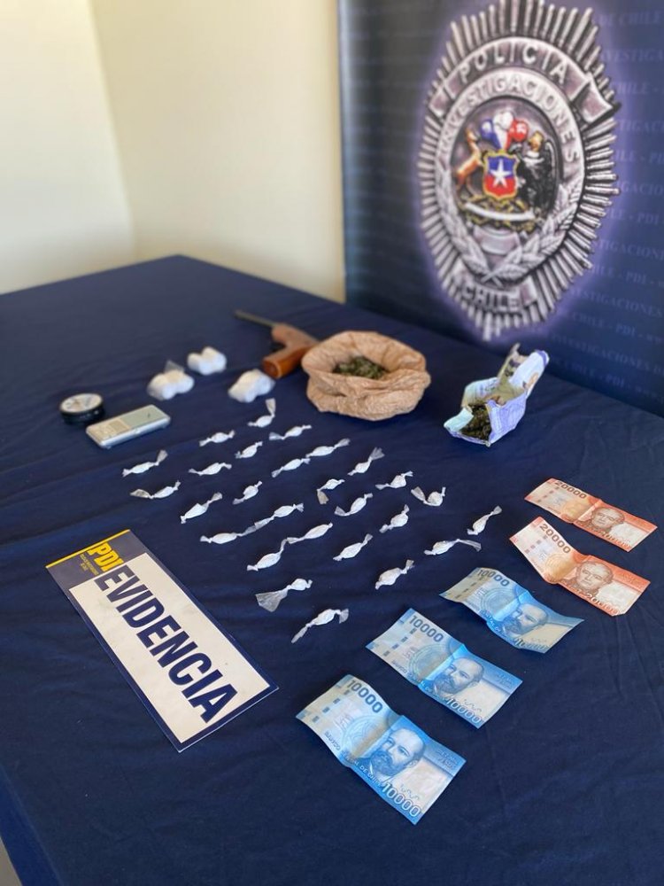 PDI detiene a sujeto por drogas y agresión a detectives en la comuna de Villa Alegre
