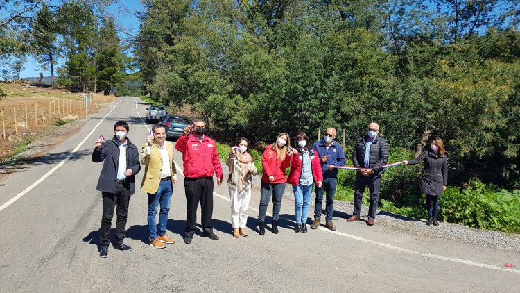 MOP inauguró dos importantes caminos rurales de la provincia de Cauquenes