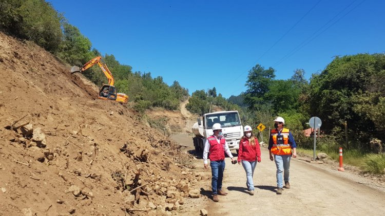 Avanza pavimentación de camino Peñasco-Pejerrey-Los Hualles al interior del Santuario Achibueno