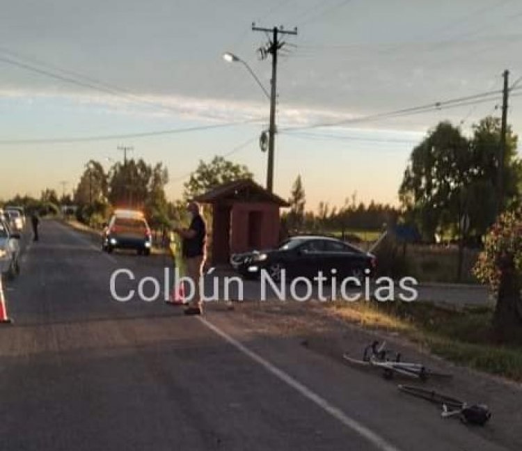 Ciclista de 24 años fallece en ruta Colbún-Linares