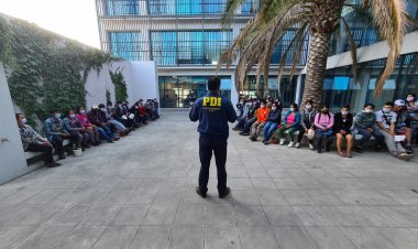 (VIDEO) PDI descubre inmueble en el centro de Linares donde vivían 44 extranjeros en forma irregular
