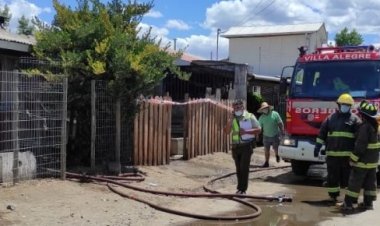 Mujer de 54 años muere tras incendio de vivienda en Villa Alegre