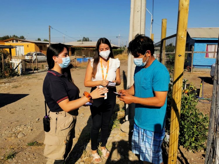 Bomberos y Colbún S.A. impulsan campaña de seguridad en torno al canal de devolución y canales de riego del Maule