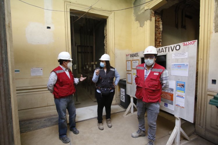 MOP avanza en la restauración y puesta en valor del edificio de la Intendencia del Maule