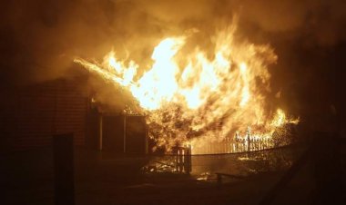 Incendio afectó vivienda de comunicador social de Maule Virtual y Canal 5 , Gabriel Morales