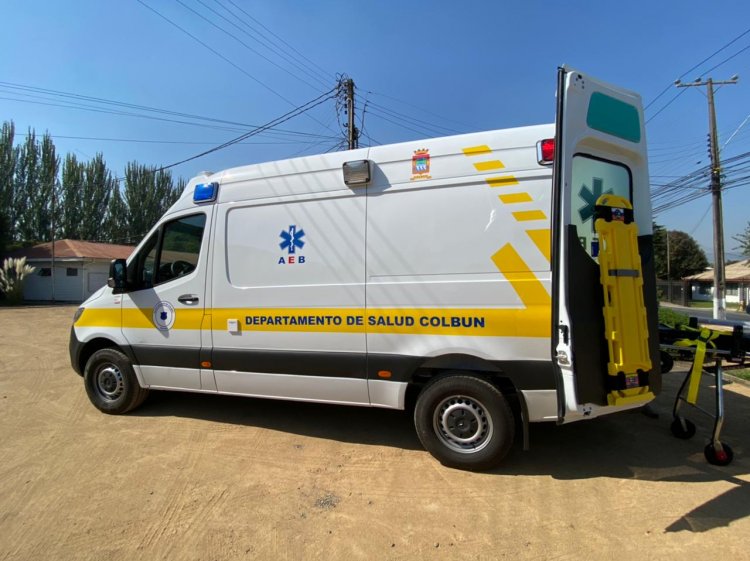 Colbún: compran nueva ambulancia para el Departamento Comunal de Salud