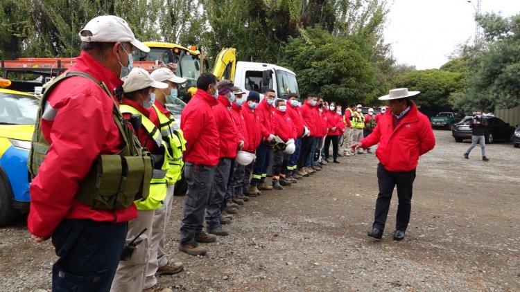 Colbún: municipio presentó equipo de emergencia comunal