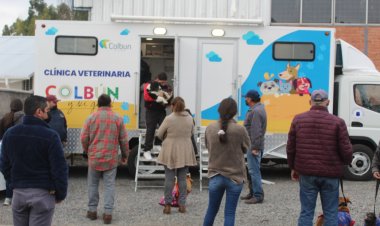 Colbún: comenzó el trabajo de la Clínica Médico Veterinaria Móvil