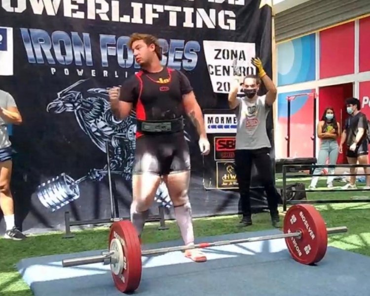 Benjamín Ramírez Sandoval el recordman de "Powerlifting" que anhela ser el mejor de Sudamérica
