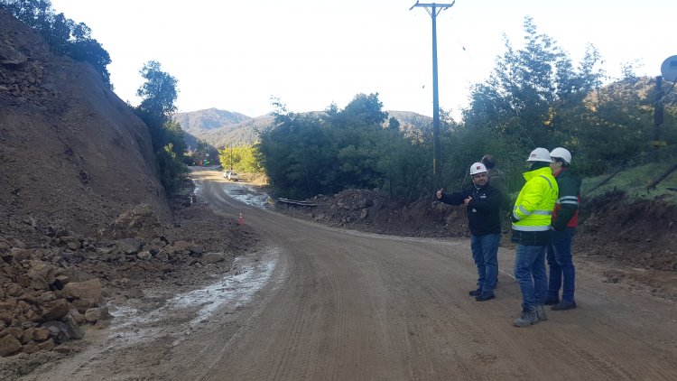 Seremi del MOP inspeccionó trabajos en ruta Peñasco Pejerrey de Linares