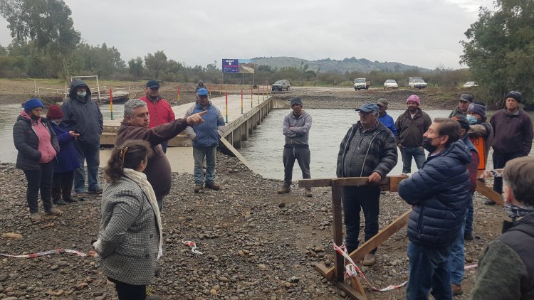 MOP rehabilitará paso de vehículos por badén en río Putagán de Linares