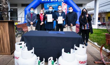 Empresas Gasco firmó convenio para ofrecer “Gas Solidario en San Javier”
