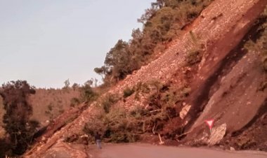 Seremi del MOP llamó a la precaución por deslizamiento de tierra en ruta Achibueno
