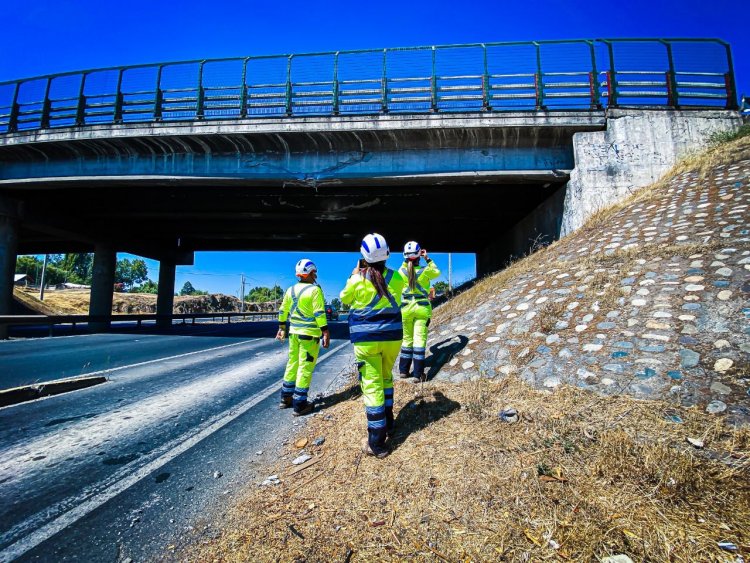 Concesionaria Survías confirmó inicio de trabajos de reparación en la pasarela Enlace Colbún