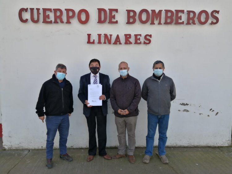 CORE Rodrigo Hermosilla formaliza petición de cuartel de bomberos para el sector Nuevo Amanecer