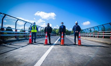 MOP reabre enlace Colbún de la Ruta Cinco sur en la comuna de San Javier