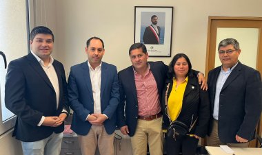 (VIDEO) Jefe de División de Municipalidades de la SUBDERE Francisco Pinochet se reúne con alcalde de Linares Mario Meza