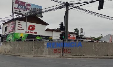 Repudio por rayados contra Presidente Boric en Linares