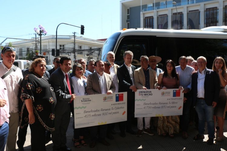Más de 5 mil millones de pesos serán destinados para la renovación de microbuses y colectivos en el Maule
