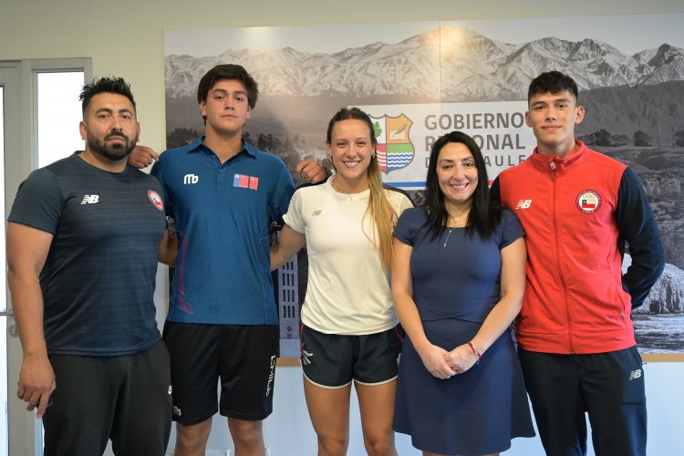 Gobernadora se reunió con los deportistas destacados del Maule el 2022