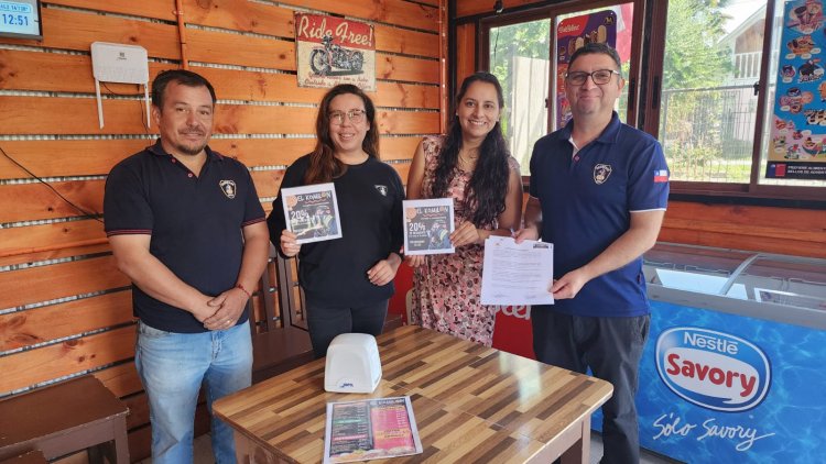 Bomberos de Colbún contará con descuento en pizzería y sandwichería