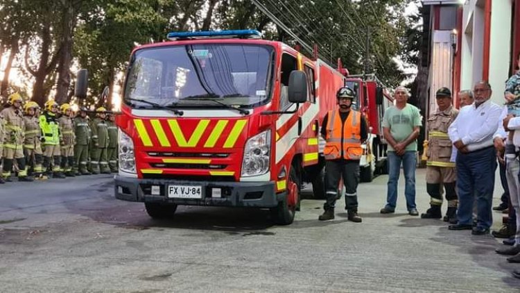 Bomberos transparenta costos de nuevo carro para sector embalse Ancoa