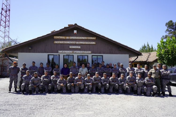 Autoridades agradecen a brigadistas forestales brasileños