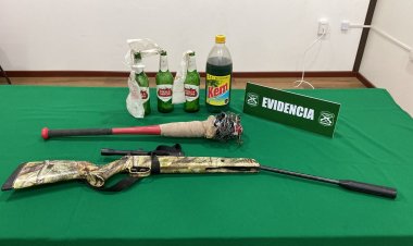 Linares: detienen a migrante ecuatoriano con tres bombas Molotov, parafina, un rifle y un bate