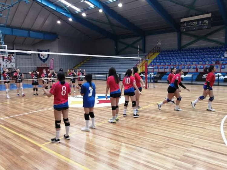 En la Conmemoración del Día de la Mujer jugadoras del Club de Vóleibol "Vieja Escuela" no pudieron entrenar en el Gimnasio Municipal de Linares