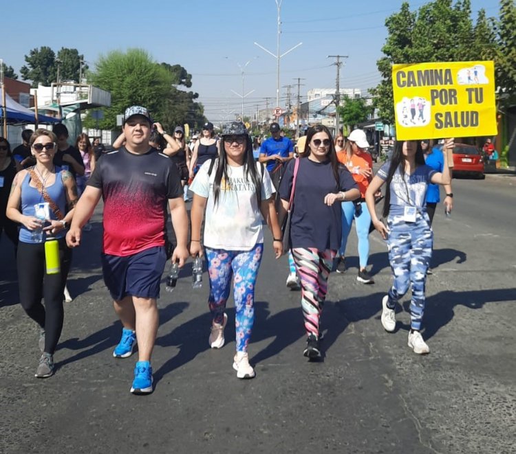 Linares: cientos de personas participaron en caminata por el “Mes de la Obesidad”