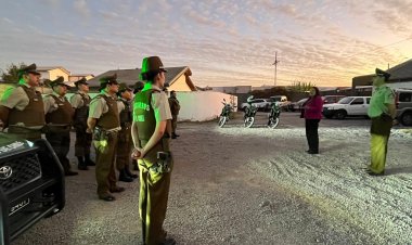 Linares: ronda impacto dejó 8 detenidos y un vehículo recuperado