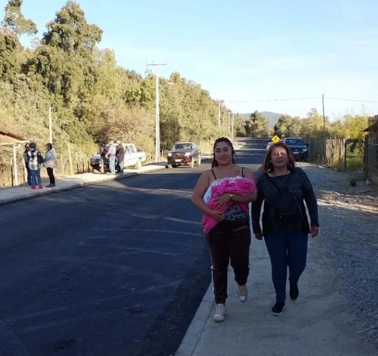 MOP proveerá de pavimento y agua potable al sector de Pejerrey en Linares