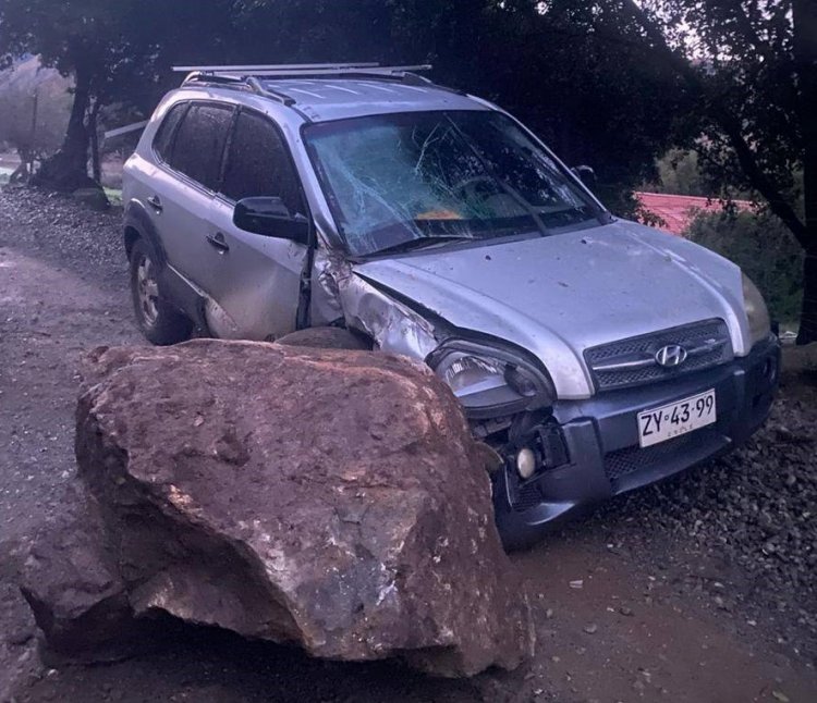 Achibueno: madre e hijos salvan de milagro tras caída de roca en el sector Juan Amigo