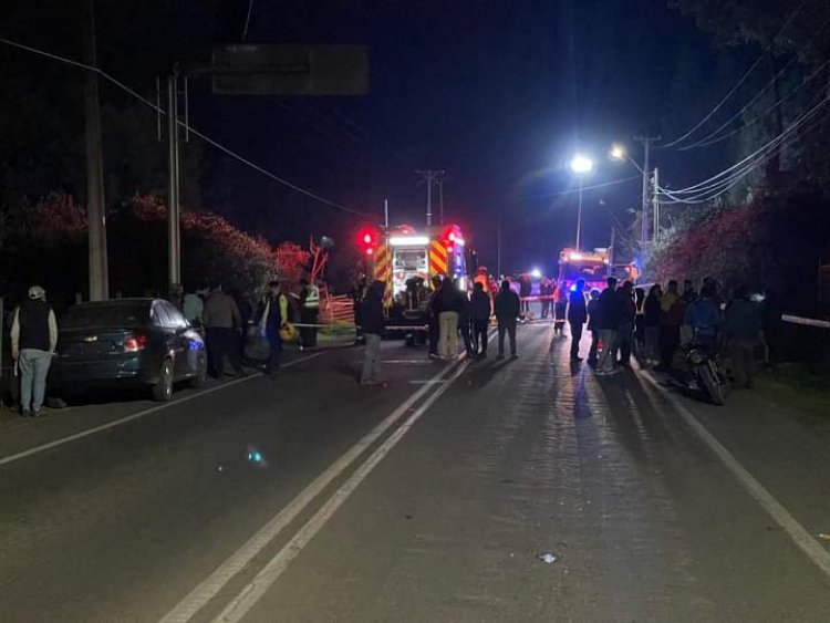 Yerbas Buenas: joven de 17 años de edad fallece tras colisión entre automóvil y motocicleta