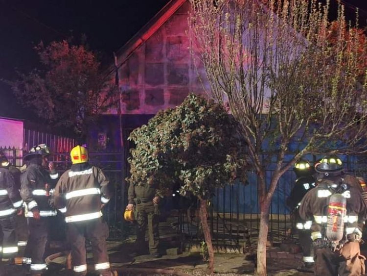 Adulta mayor fallece debido a incendio de vivienda en la población Emilio Gidi de Linares