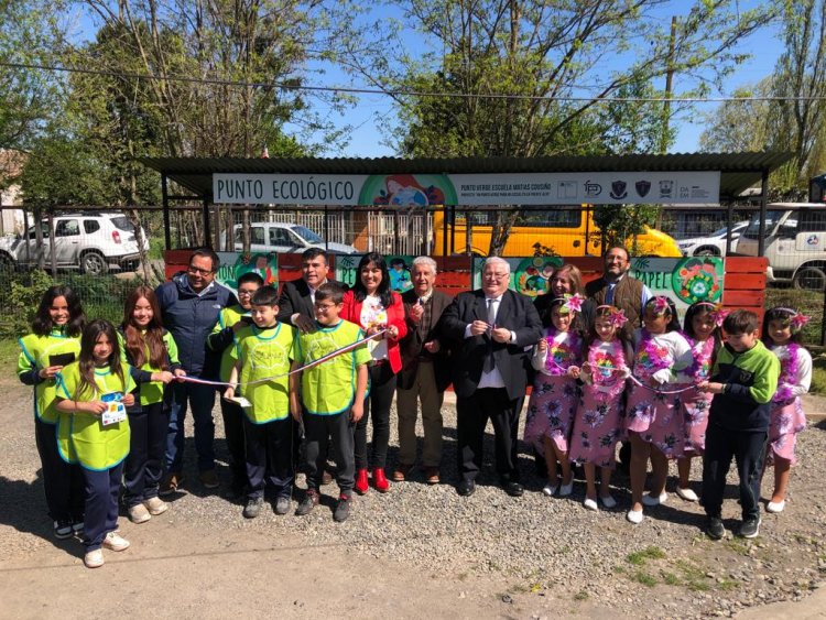 Linares: inauguran Punto Verde en escuela del sector Puente Alto