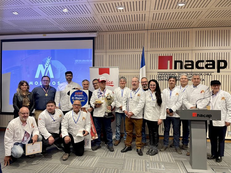 INACAP sede Talca: especialistas eligen el mejor pan francés y reconocen a maestros panaderos del Maule