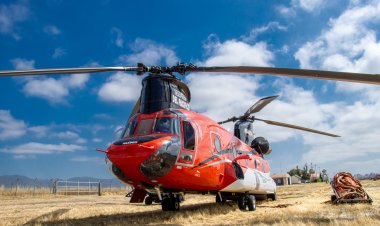 CONAF Maule recibió aeronave “Chinook” para el combate de incendios dispuesto para uso nacional