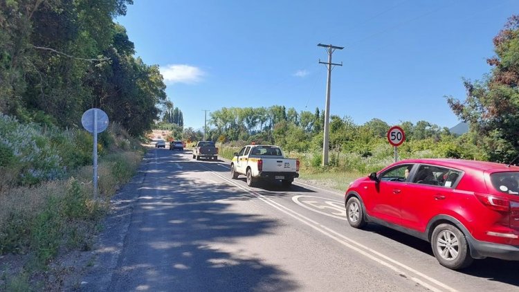 MOP trabaja para mejorar daños en la Ruta al Santuario de la Naturaleza Achibueno de Linares