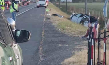 Nueva tragedia carretera: niño de 11 años fallece tras colisión por alcance y posterior volcamiento en la Ruta Cinco sur