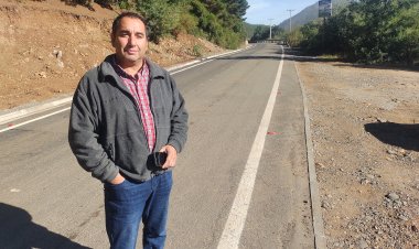 CORE Pablo Gutiérrez destaca pavimentación de más de 5 kilómetros del camino Borde Lago en la comuna de Colbún
