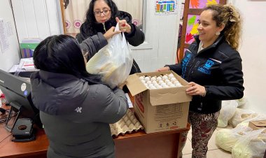 EcoMercado Solidario amplía exitosa cobertura y entrega alimentos gratuitos a estudiantes y familias de escuelas y colegios de Linares