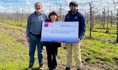 Pequeña Agricultura Familiar Campesina de la Región del Maule recibe más de 100 millones para tecnificar sus sistemas de riego