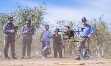 Universidades de Talca y de Beijing emplean inteligencia artificial y drones para combatir escasez hídrica