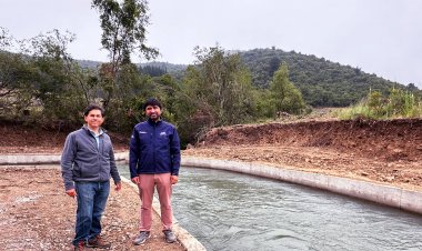 Revestimiento del Canal Maule asegurará el recurso hídrico a más de dos mil pequeños agricultores