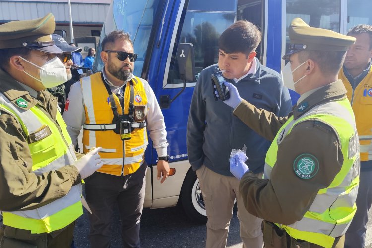 Despliegue de seguridad vial en Maule por Semana Santa
