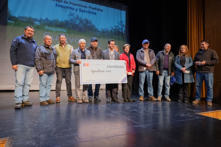 Indap entregó 564 millones a productores arroceros de Parral y Retiro a través del Programa de Cultivos Tradicionales